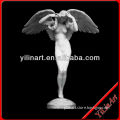 Grey Large Marble Angel Statues/Nude Sexy Angel Statue YL-R437